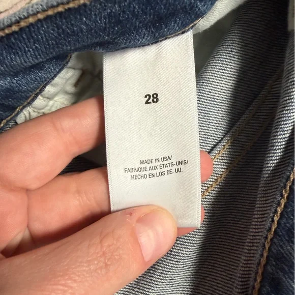 Favorite Daughter Jordie High Rise Straight Jeans 28x30 Made USA #FCJLBC5546 - Picture 6 of 15